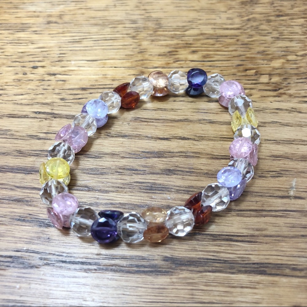 Multicolor Crystal Stretch Bracelet